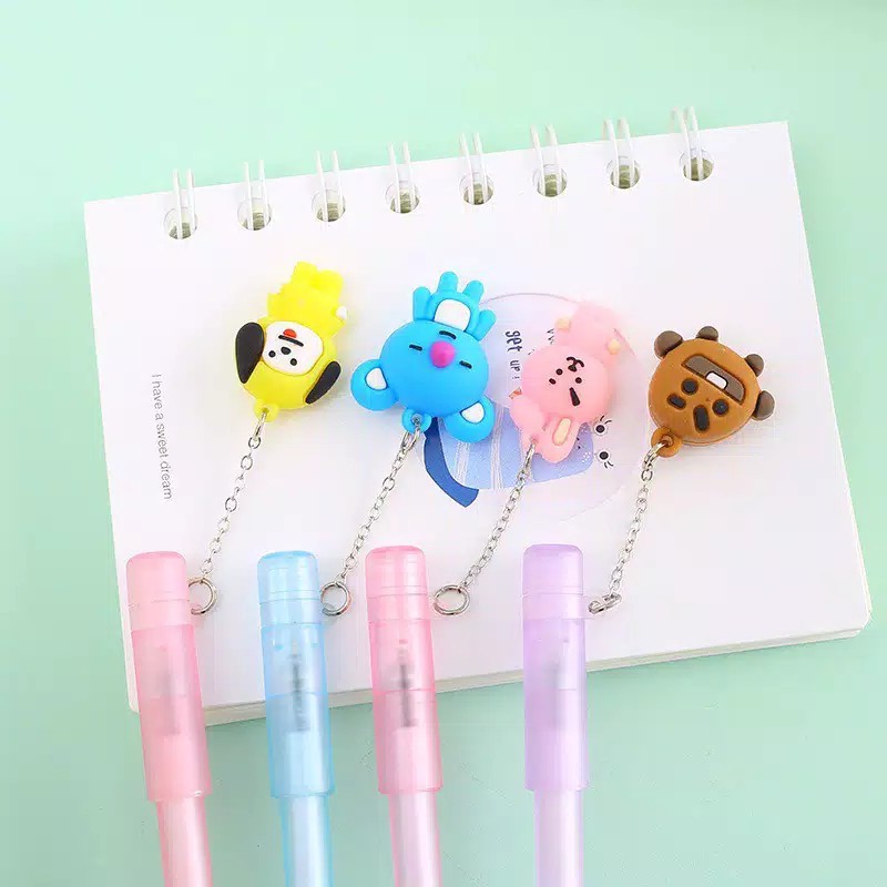 

Pulpen BTS Bt21 boneka