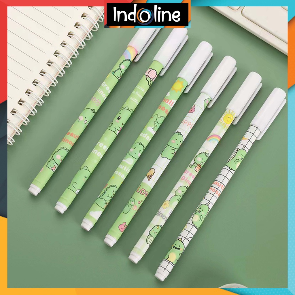 

Pulpen Gel Motif Dinosaur Pulpen Korea Pelajar Dan Kantor Pena Lucu Import COD ℒ 603