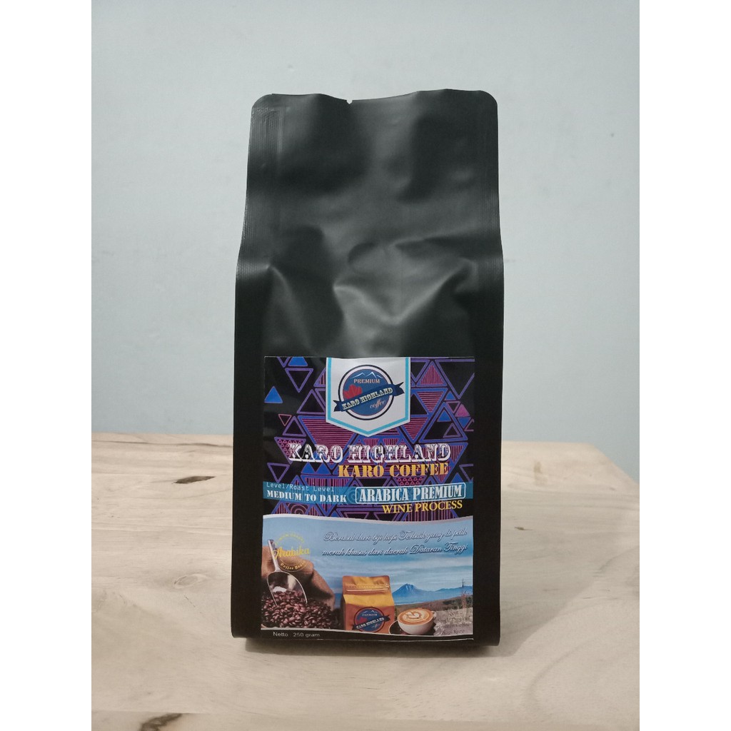 

kopi karo highland wine 250gr biji | bubuk