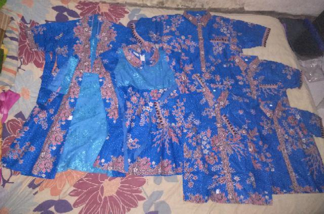 Baju Batik Keluarga Kd Kerang Couple Family Batik Anak Cewek Cowok