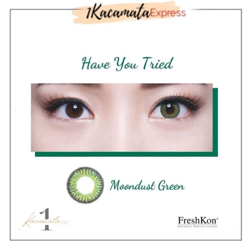 FRESHKON MOONDUST MINUS COLOUR SOFTLENS MINUS MONTHLY BULANAN