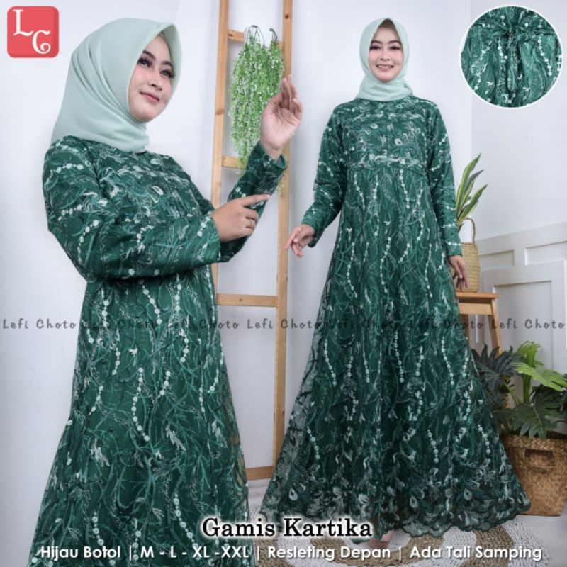 FASHION WANITA | GAMIS TULLE KARTIKA | GAMIS PESTA | BY LC