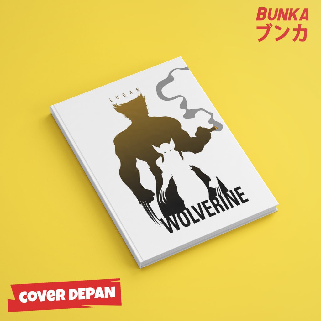 

Notebook Marvel Character Wolverine Hardcover A5 Buku Tulis Catatan Note Agenda Planner Jurnal