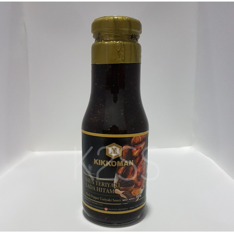 

Kikkoman Saus Teriyaki Lada Hitam Blackpepper Teriyaki Sauce 300 Gram