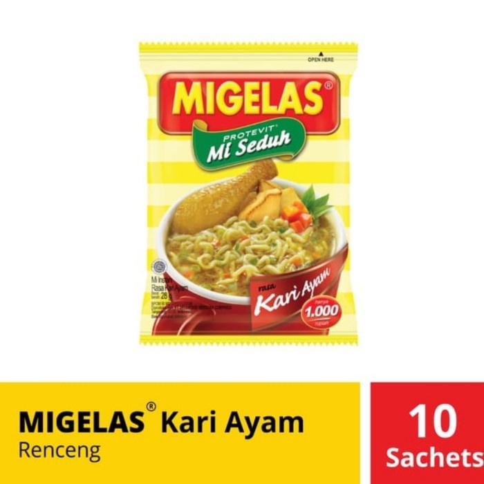 TERBARU MiGelas Kari Ayam Renceng 10x28gr