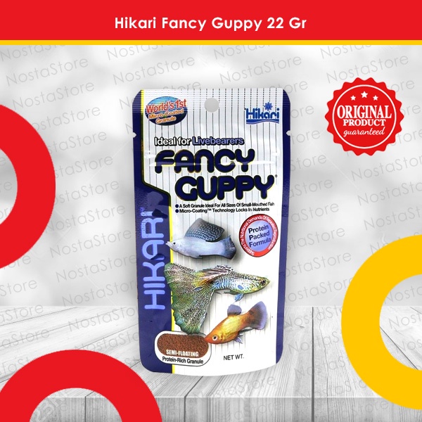 Hikari Fancy Guppy / Makanan Ikan Guppy 22 Gr