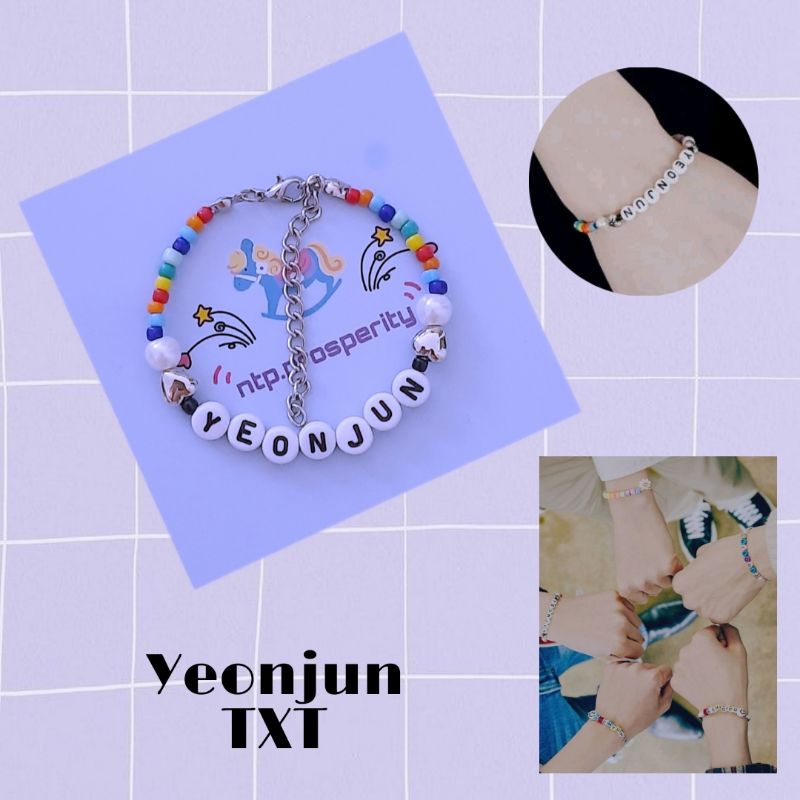 TXT(Yeonjun) Beads Bracelet / Gelang idol korea