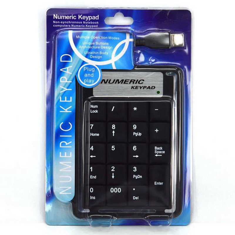 ITSTORE Keyboard numeric numpad usb Angka Keypad Numeric Keyboard Wireless 2.4GHz 10 Meter