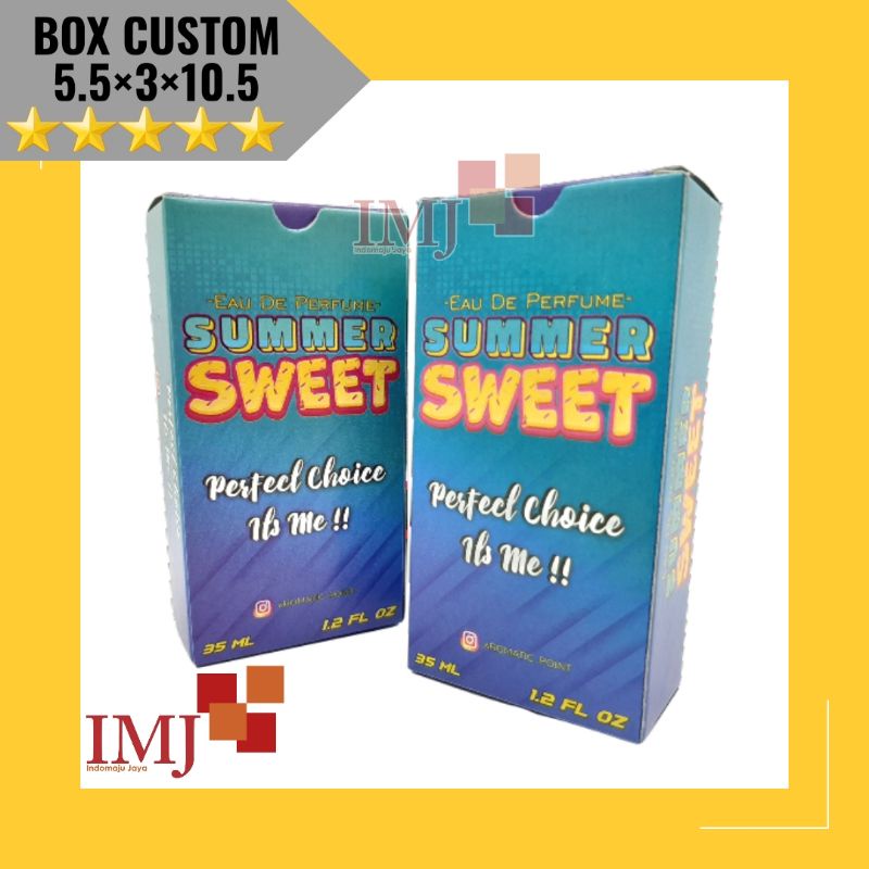 BOX PARFUM CUSTOM 5,5x3x10,5 KARDUS PARFUM CUSTOM 5,5×3×10,5 DUS PACKAING PARFUM