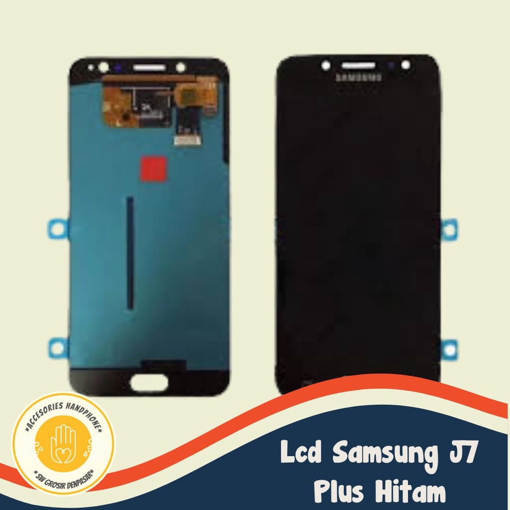 (COD) LCD Layar fullset touchscreen original  SAMSUNG J7 PLUS C7 2017 C710F C710FDS FULLSET TOUCHSCR