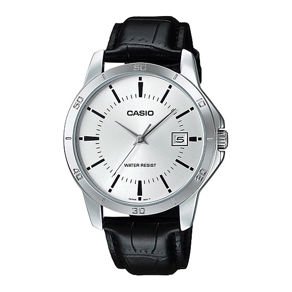 Casio General MTP-V004L-1A / LTP-V004L-1A / 7A Jam Tangan Kulit Couple