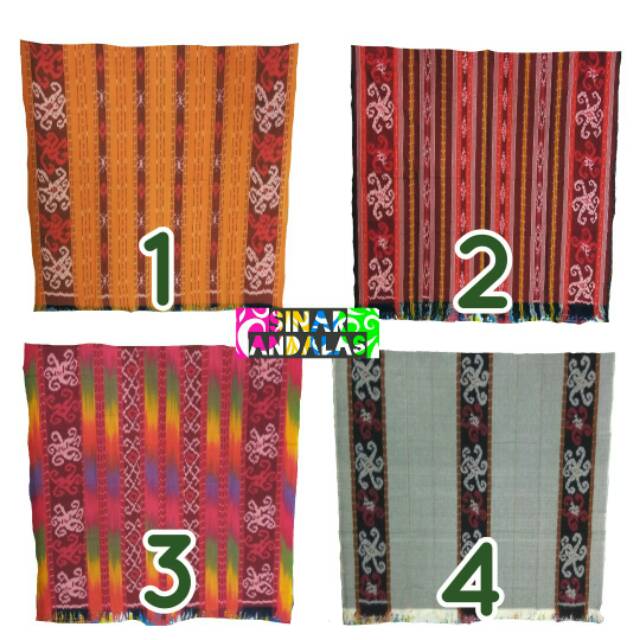 Kain tenun blanket blangket asli kalimantan dayak