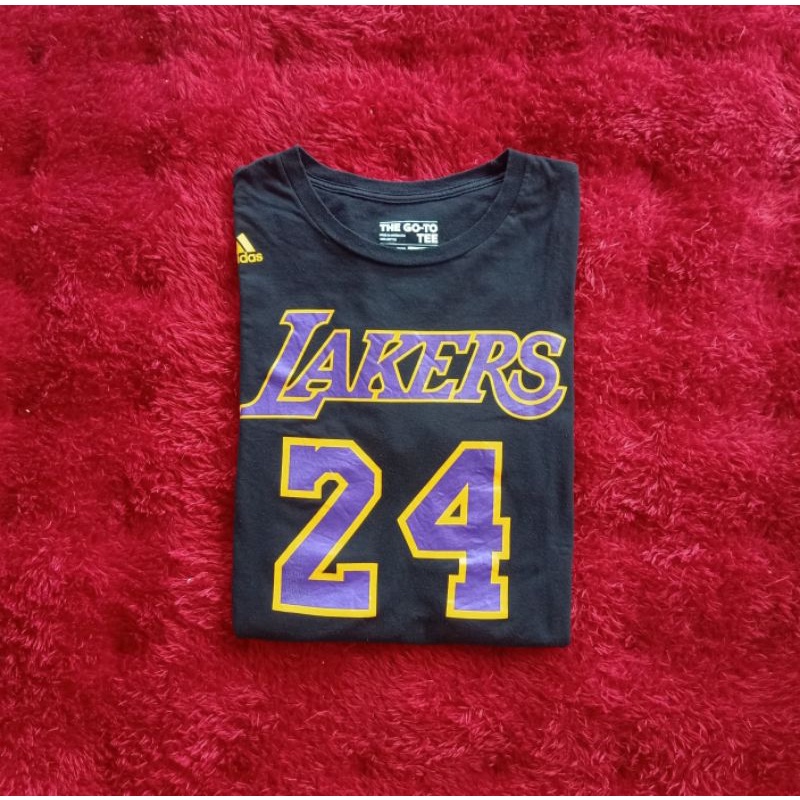 Kaos Adidas LAKERS 24 BLACK MAMBA second Full Tag