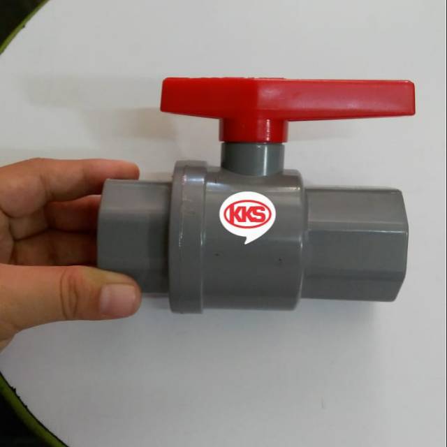 Ball Valve PVC Drat KDJ 1"