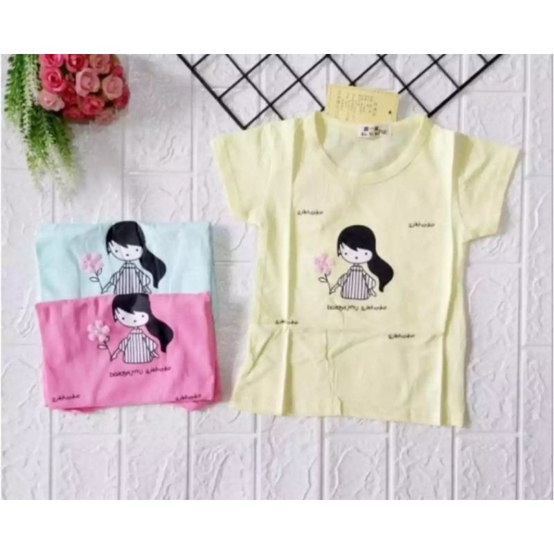 Paket 4 pcs Baju Anak Perempuan Import Usia 6 Bulan - 3 Tahun | 4pcs 100ribu Kaos Anak Cewek Murah