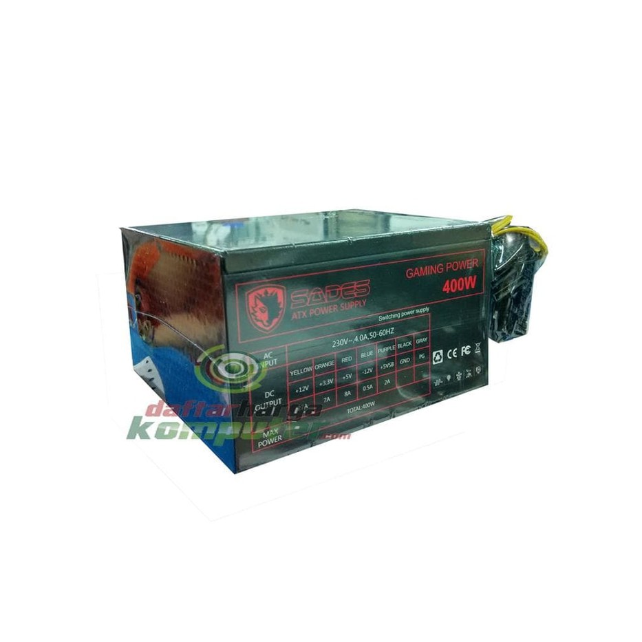 Power Supply Sades 400W 80+