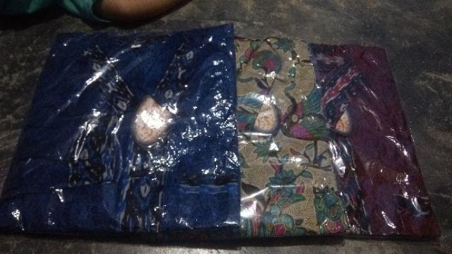 Bswart Batik Hrb026 Kenongo Hem Pendek Padi Pekalongan M L Xl Batik Pria Murah Modern Grosir