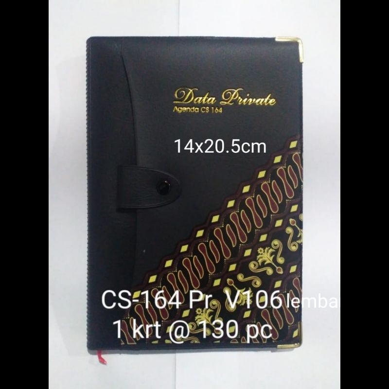 Buku Agenda Kancing Batik CS 164/Agenda Batik/Buku Agenda