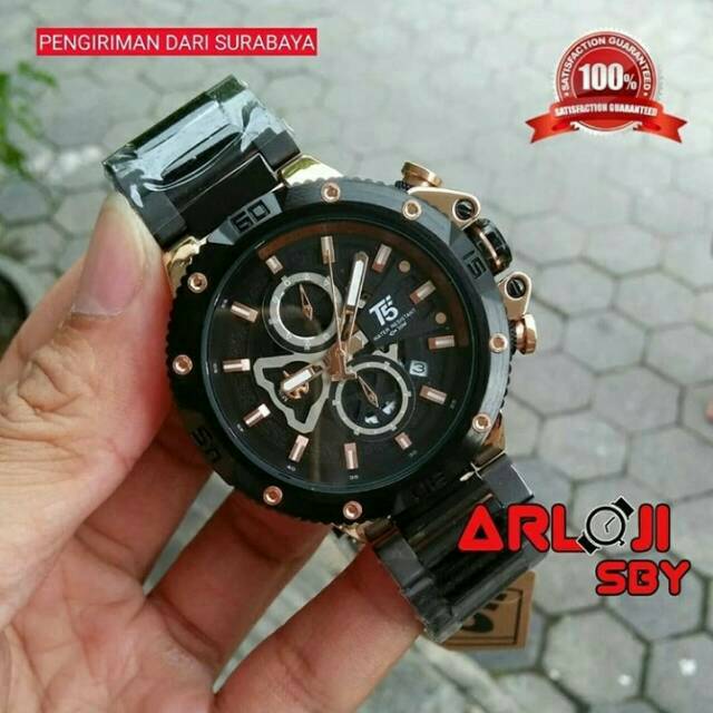 JAM TANGAN PRIA T5 H3705 CHRONOGRAPH ORIGINAL TAHAN AIR