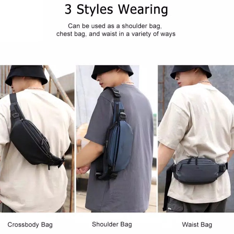 Waistbag Tas Selempang Waist Bag Tas Slempang Waisbag Waitsbag Weistbag Weisbag Pria Waterproof PJ23