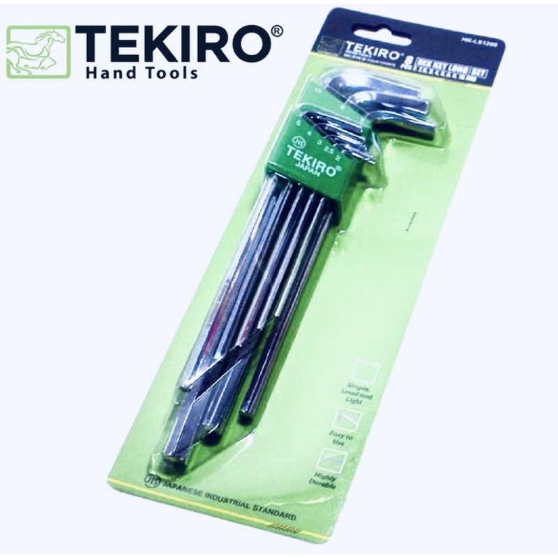 Kunci L set Kombinasi TEKIRO (Panjang)