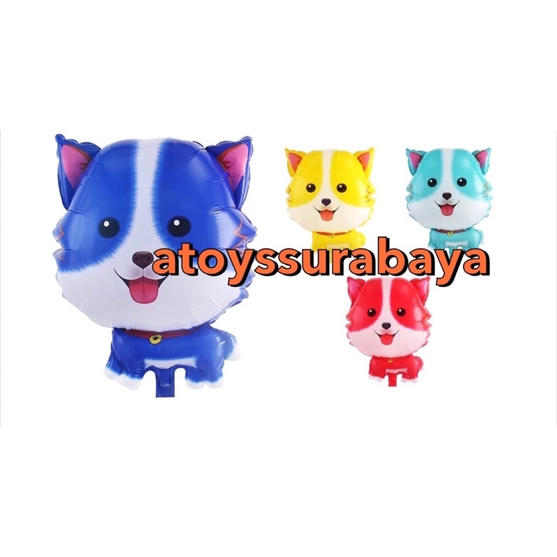 ANAK ANJING BARU (BALON GAS/FOIL/TERBANG/KARAKTER)