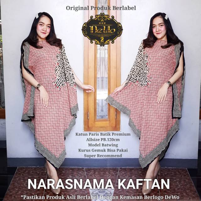 Narasnama Kaftan Batik Cantik Shopee Indonesia