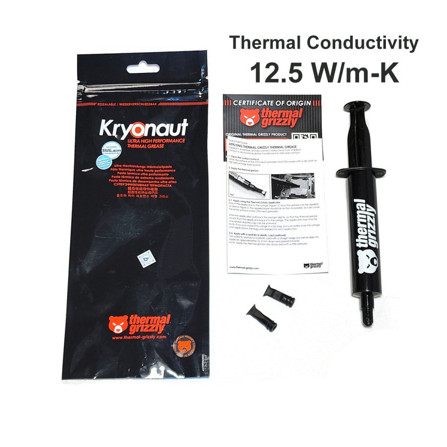 Thermal Grizzly Kryonaut 37 Gram / 37 Gr Thermal Paste Compound