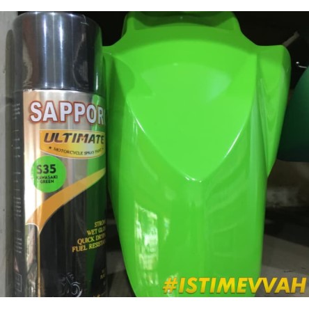 Cat Pilox Sapporo Ultimate S35 Kawasaki Green Warna Hijau Kawak 400 ml