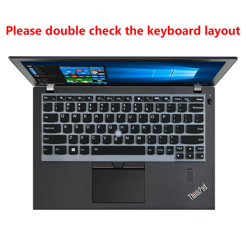 Pelindung Keyboard Silikon Ultra Tipis Untuk Lenovo Thinkpad X390 X250 X260 X270 X280 12.5 Inch