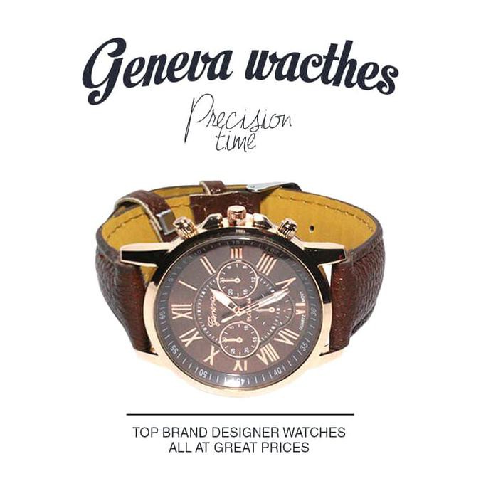 GENEVA PLATINUM - JAM TANGAN CHRONO WANITA - FIN-26