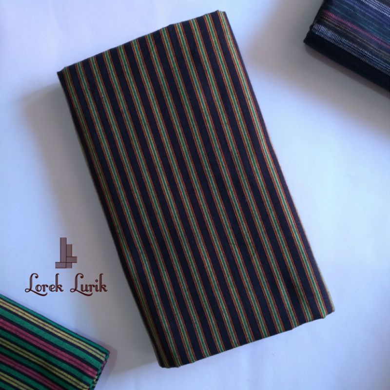 Kain Lurik Hijau Muda / Batik Lurik Hijau Hitam