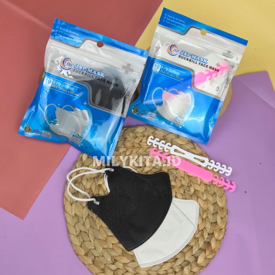 MASKER DUCKBILL JSP MASK ISI 10 PACK MEDIS SM12 DB MEDIS