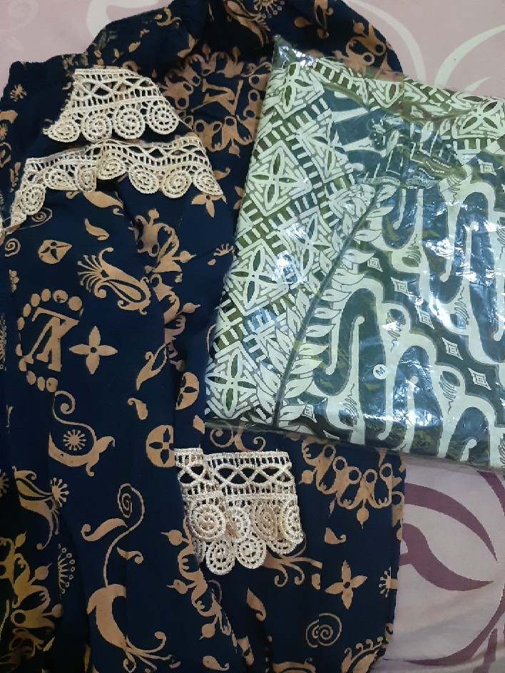 Batik Tunik Seragam Batik Solo Batik Pekalongan Baju Batik Wanita Td 281