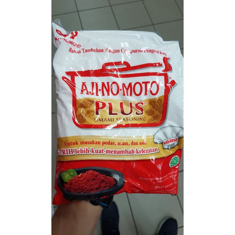 

AJINOMOTO PLUS BENTUK BUBUK 1 KG - MSG - VETSIN - MICIN - PENGUAT RASA