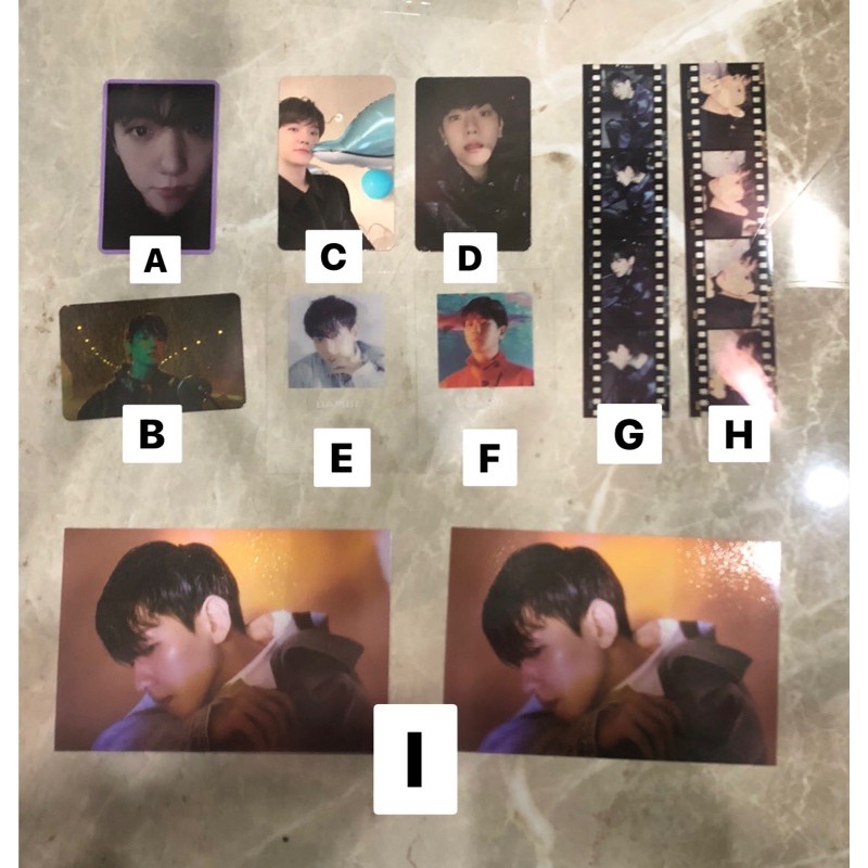 BAEKHYUN Bambi AR Photocard, AR Clip card, Photocard, Clear Card, Sequence Film &amp; Postcard