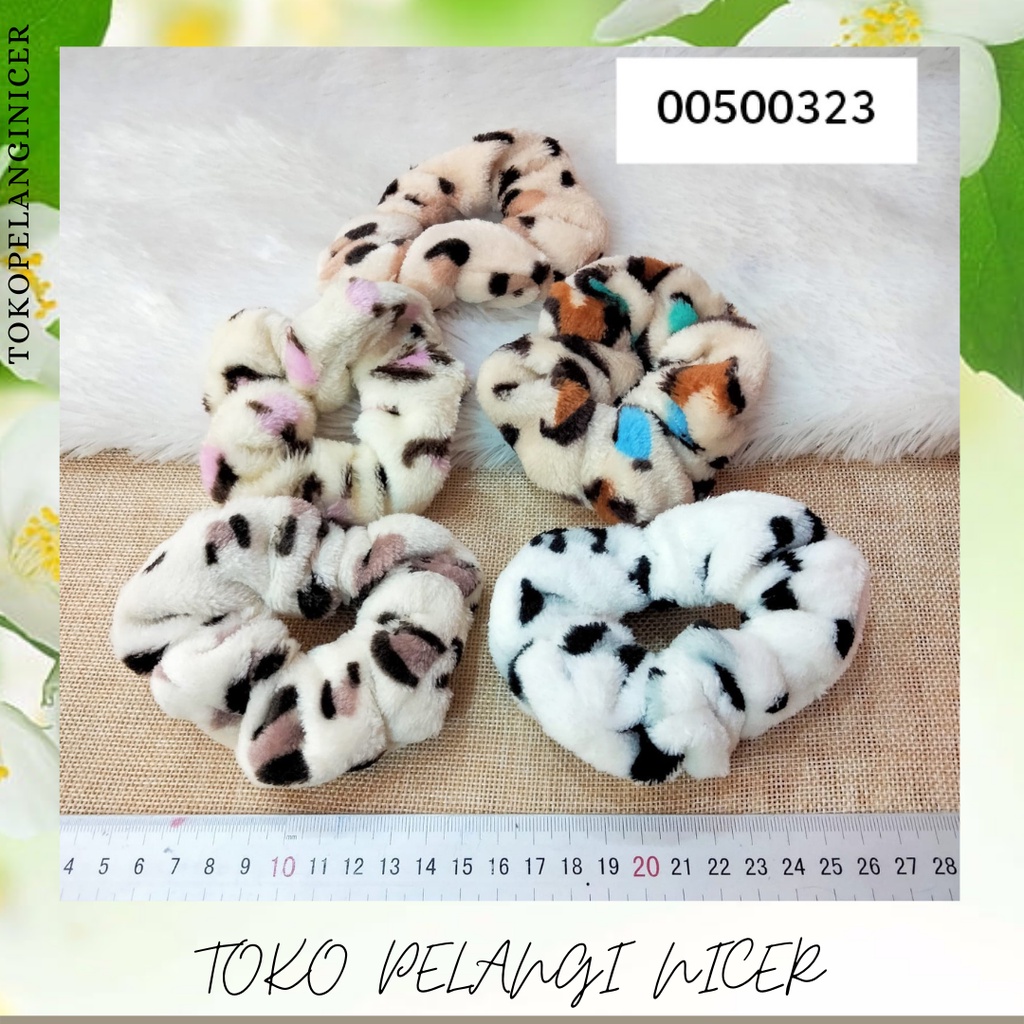 Ikat rambut donat kunciran scrunchie hairdo fashion aksesories rambut Tokopelanginicer