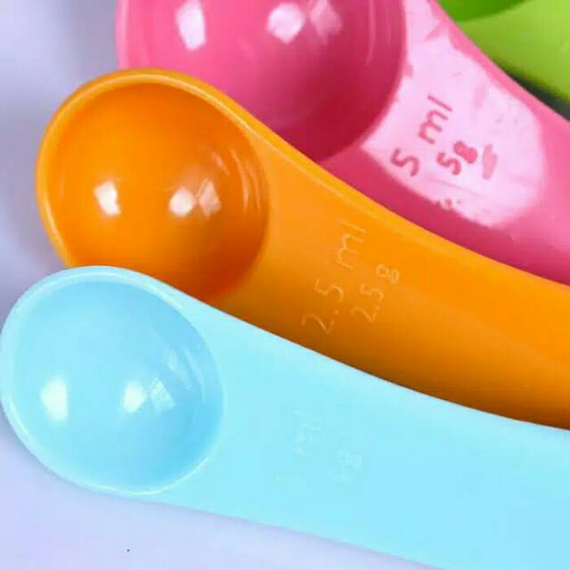 SENDOK TAKAR Warna-warni measuring spoon cake tray dekorasi cake tart spuit import lokalloka