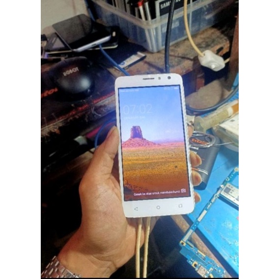 advan s5e 4gs lcd mesin normal