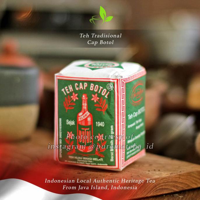 

[[BISA COD]] Teh Indonesia - Cap Botol HIJAU 40gr Indonesian Jasmine Tea 10pc BERKUALITAS Kode 638