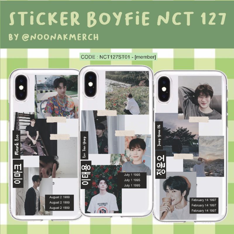

[Minimal pembelian 10.000 bisa mix produk lain] Sticker boyfriend NCT 127 | sticker boyfriend kpop | boyfirend NCT 127 kpop