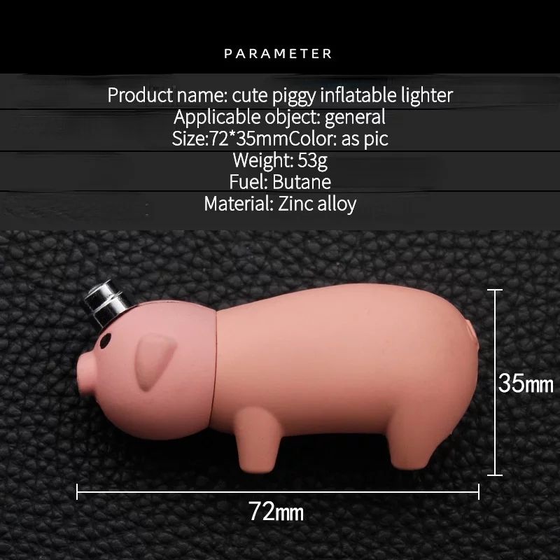 Lighter Pig Korek Model Babi Unik
