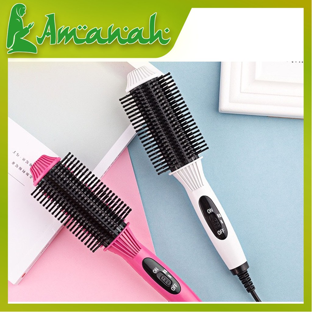 AS6-09 Catokan Sisir Blow Rambut / Catok Sisir Blow / Sisir Pelurus Rambut