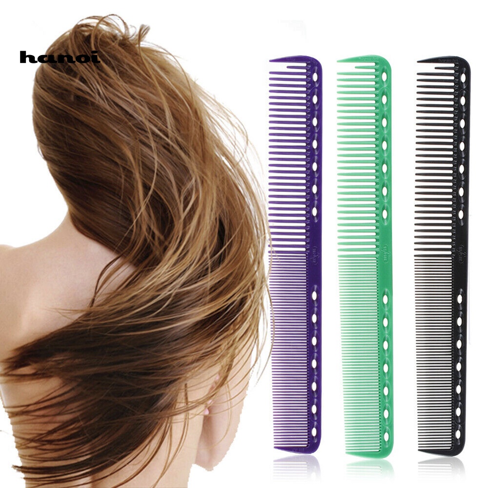 Han_sisir Rambut Flat Top Anti Statis Bahan Resin