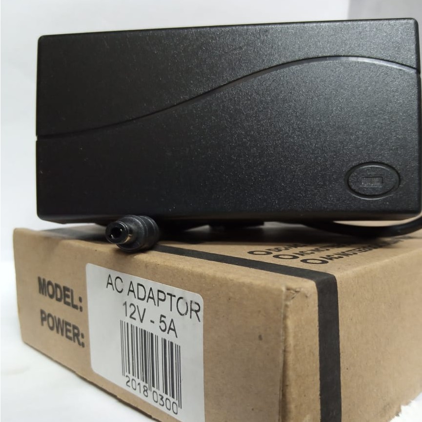 Adaptor 12V 5A AC Adaptor 12V 5A untuk pompa dc 12volt, ampli speaker, charger aki kecil, ledstrip