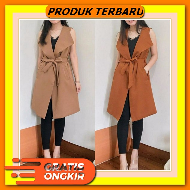 Blazer Model Double-Breasted Polos Lengan Pendek Wanita Baru Musim Panas Korea Cocok Untuk Semua Bla