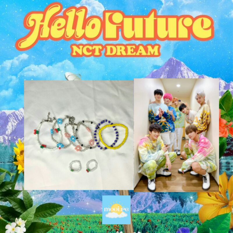 gelang nct dream hello future/ beads bracelet / gelang jaemin jeno haechan chenle jisung mark renjun
