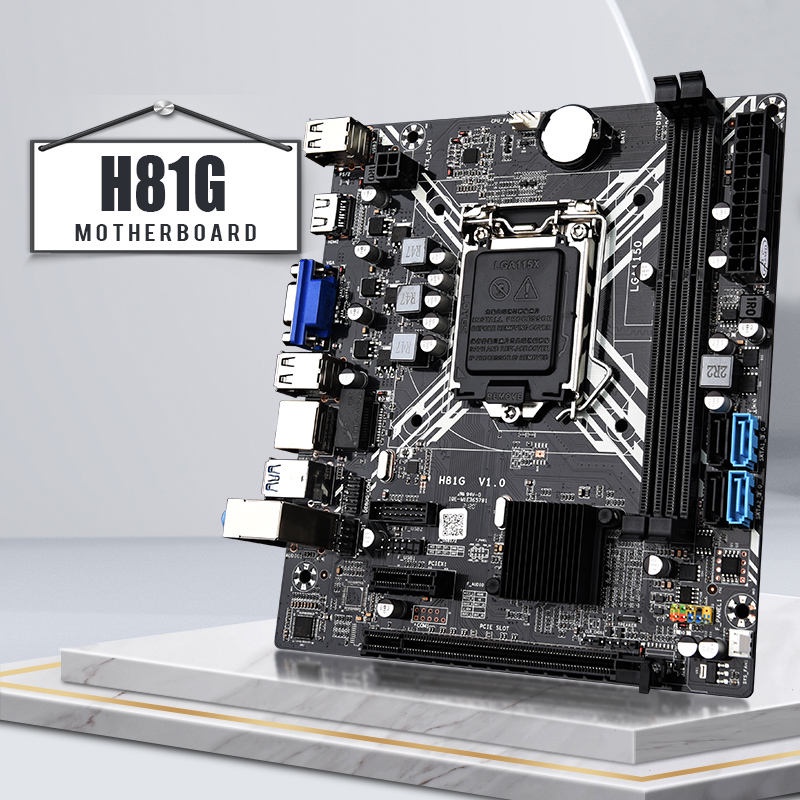 Motherboard Intel H81 Maxsun DDR3 LGA1150 RESMI