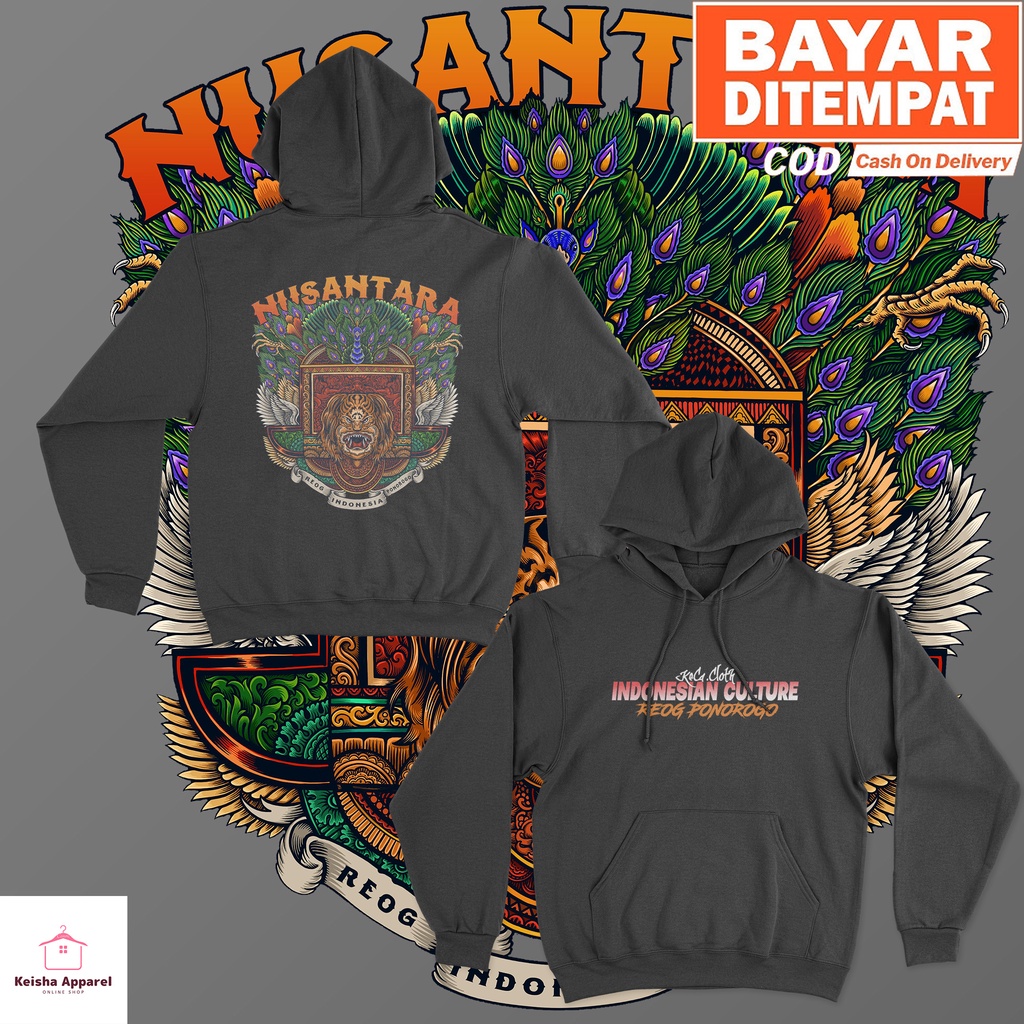 JAKET HOODIE JARANAN REOG PONOROGO HOODIE REOG PONOROGO COWOK CEWEK