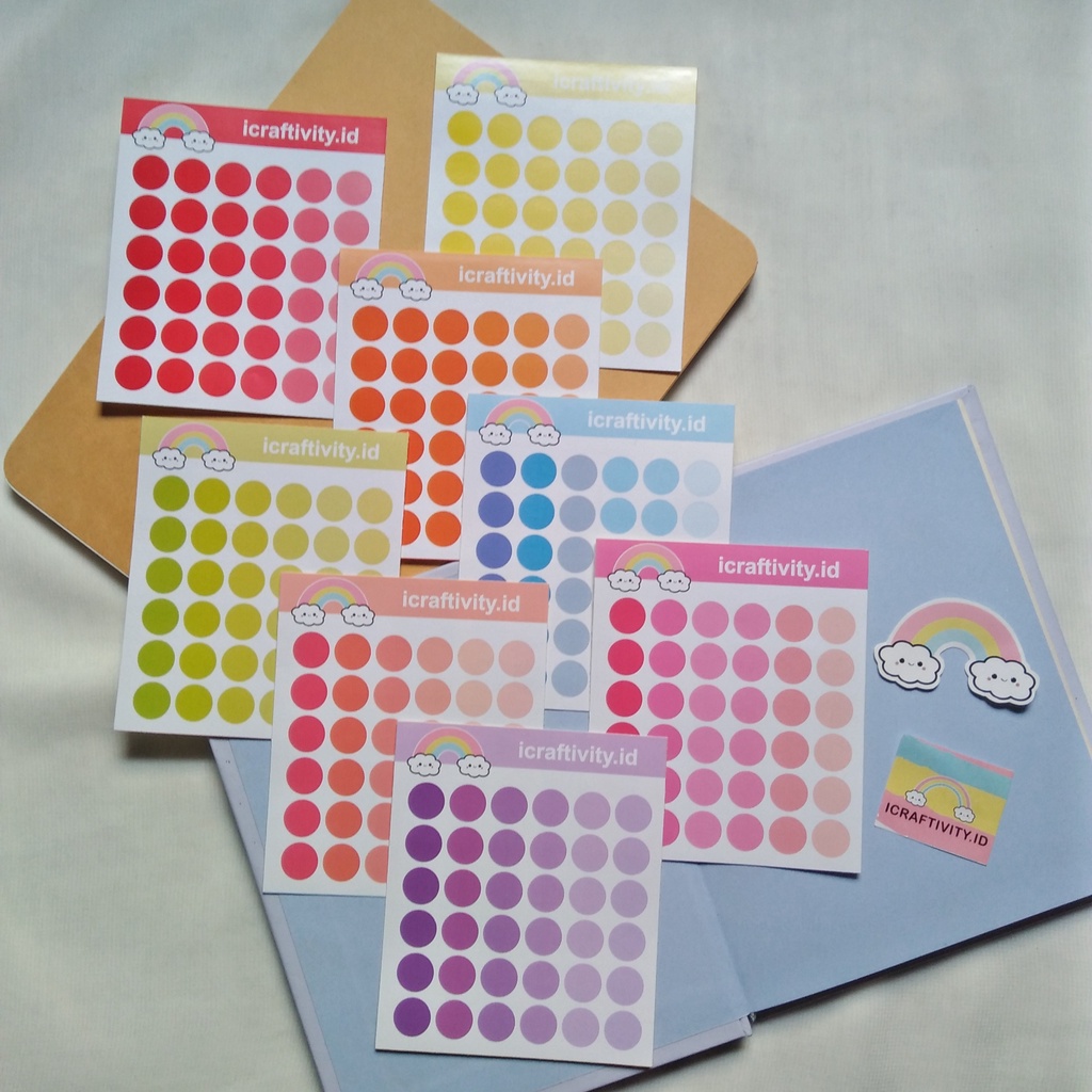 

Dotted Sticker Vol.1 By icraftivity.id/ Sticker Journaling